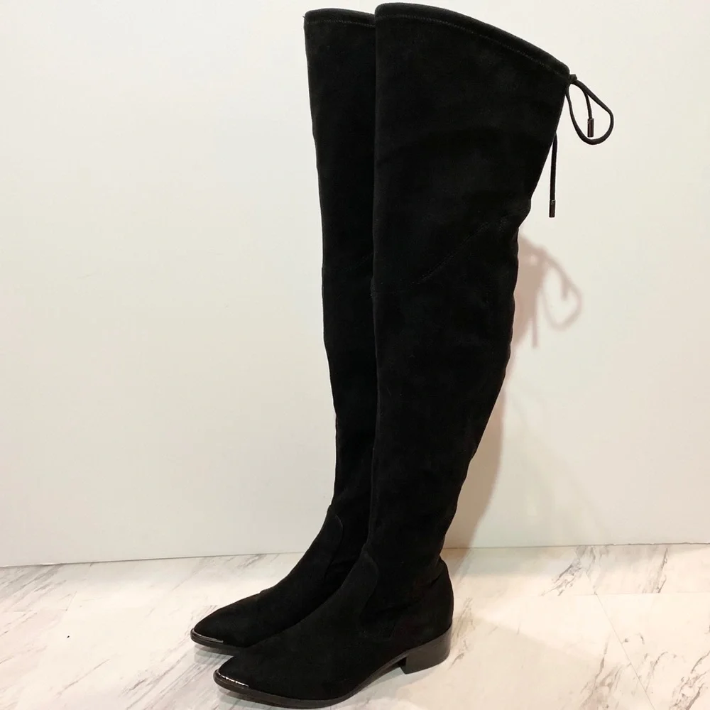 Marc Fisher Yuna Over The Knee Black Boots 5M
